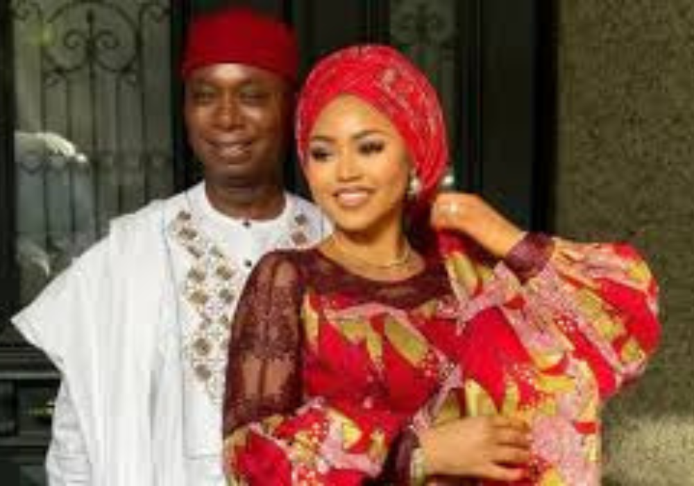 Sen. Ned Nwoko and Regina Daniels