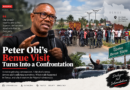 Peter Obi blocked by thugs