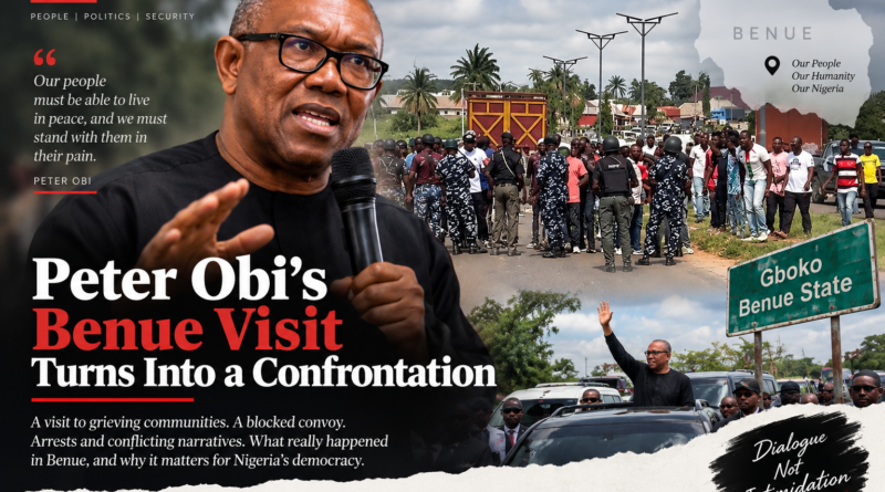 Peter Obi blocked by thugs